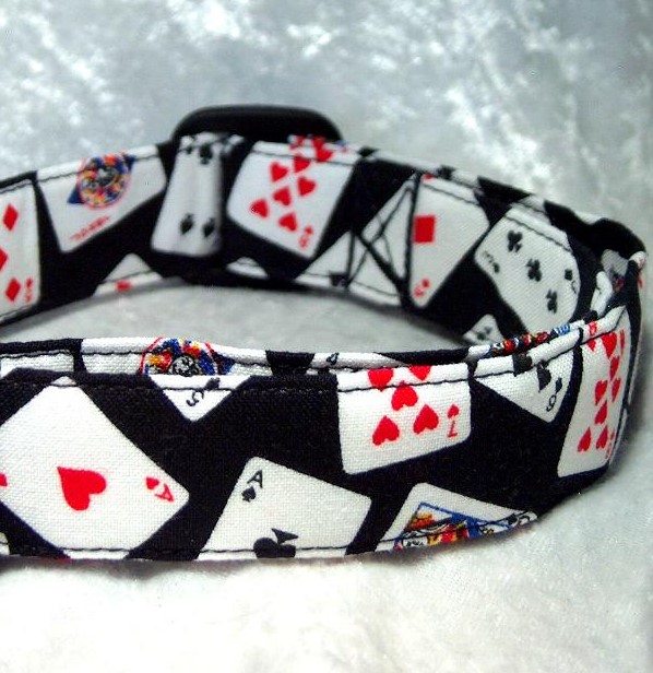 Playing Cards Martingale Dog collar